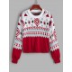 Crewneck Geo Graphic Xmas Sweater